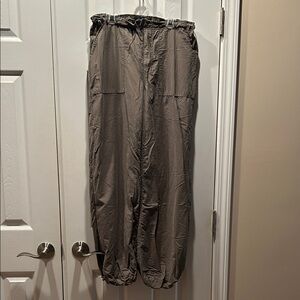 Aeropostale Dark Green Casual Baggy Pants